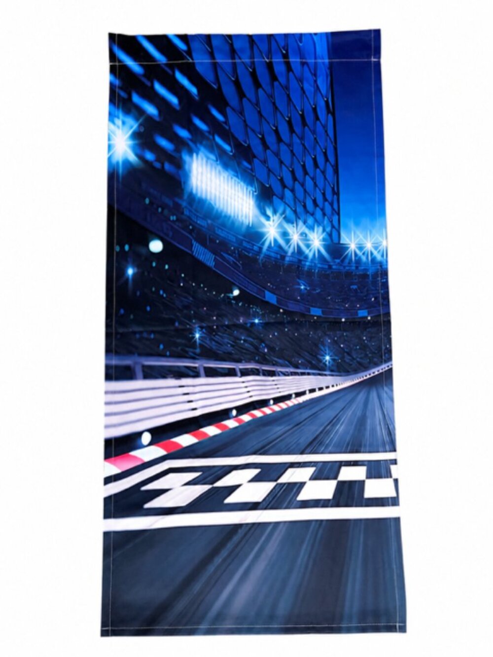 Start Finish Line Curtains Kids Room Nascar Style Set of 2